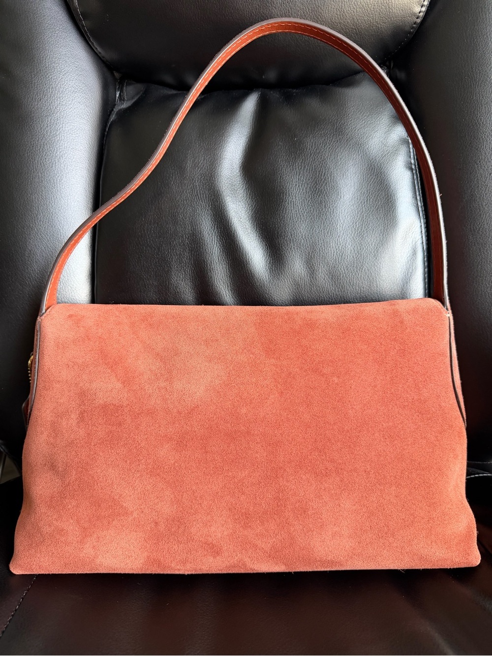 Coach Suede Chelsea 36 Shoulder Bag in Clay - Picture 2 of 3